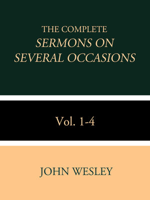 cover image of The Complete Sermons on Several Occasions Volume 1-4